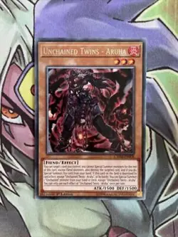 CHIM-EN008 Unchained Twins - Aruha Rare 1st Edition NM Yugioh Card - Image 1