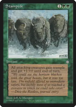 Stampede Ice Age PLD Green Rare MAGIC THE GATHERING MTG CARD ABUGames - Image 1