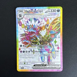 Pokemon TCG S&V Surging Sparks Hydreigon EX Ultra Rare Card 223/191 - Image 1
