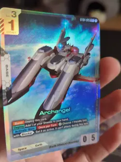 Archangel C+ Gundam Card Game Foil ST04-015 - Image 2
