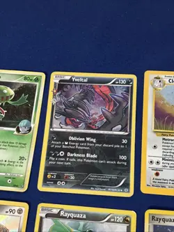 Pokemon Card Lot - 10 Cards From 1999-2019 - Lv.X, Jungle Holo, And Rayquaza - Image 5