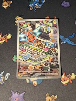 Pokemon Cards Rotom 197/182 Illustration Rare Destined Rivals - (NM) - Image 1