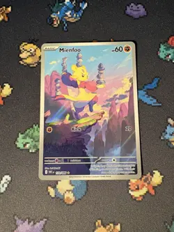 Pokemon Cards Mienfoo 133/086 Illustration Rare White Flare - (NM) - Image 1