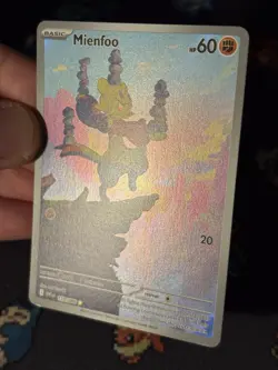 Pokemon Cards Mienfoo 133/086 Illustration Rare White Flare - (NM) - Image 3