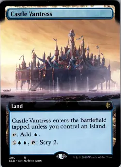 Castle Vantress (Extended Art) Throne of Eldraine NM Normal - Image 1