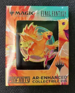 MAGIC THE GATHERING FINAL FANTASY CHOCOBO PINFINITY AR-ENHANCED PIN PROMO - Image 1