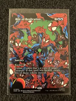 Magic The Gathering MTG - Rite of Replication (Borderless) - SPM - Image 1