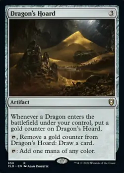 [1x] Dragon's Hoard Near Mint, English Commander Legends: Battle For Baldur's Ga - Image 1