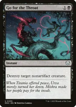 Go for the Throat MOC LP MTG - Image 1
