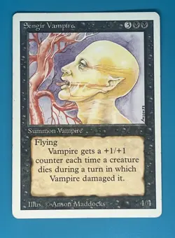 Mtg Sengir Vampire Revised Edition Regular - Image 1