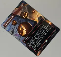 MTG Marvel’s Spider-Man Eternals Pumpkin Bombs Artifact RARE REGULAR #0026 - Image 2