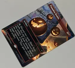 MTG Marvel’s Spider-Man Eternals Pumpkin Bombs Artifact RARE REGULAR #0026 - Image 3