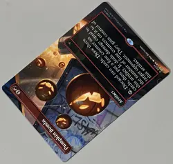 MTG Marvel’s Spider-Man Eternals Pumpkin Bombs Artifact RARE REGULAR #0026 - Image 5