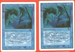 MTG ~ Merfolk Of The Pearl Trident X2 ~ Unlimited (1993) NM/M ~ FREE SHIPPING - Image 1