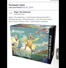 PRESALE - Magic: The Gathering - Final Fantasy Chocobo Bundle CONFIRMED ORDER - Image 1