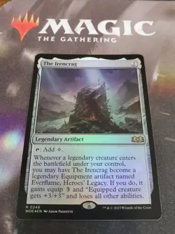 Mtg. The Irencrag. Foil. Wilds of Eldraine. Pack Fresh - Image 1