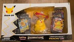 Pokemon Celebrations Premium Figure Collection Pikachu Vmax Box - Sealed - Image 3