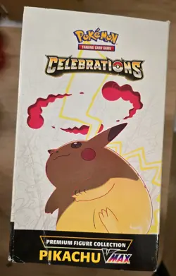 Pokemon Celebrations Premium Figure Collection Pikachu Vmax Box - Sealed - Image 5