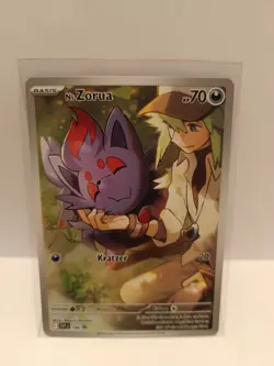 Pokemon TCG N's Zorua SVP189 ETB Promo Karte Reisegefahrten DEUTSCH - Image 1