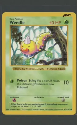 Weedle Shadowless | Base Set 69/102 | Pokemon Karte EN NM 1999 WOTC Hornliu - Image 1