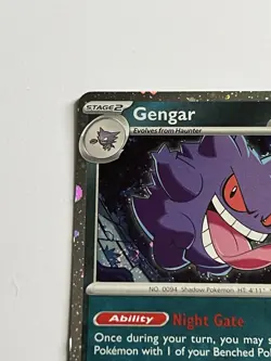 Gengar 57 / 91 Pokemon Trick or Trade Booster 2024 Mint - 9.0 + Holo Rare - Image 5
