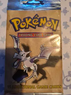 Pokemon TCG Long Crimp Fossil Booster Pack Aerodactyl, New Sealed - Image 4