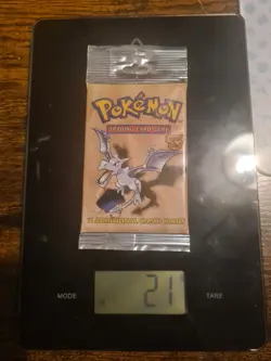 Pokemon TCG Long Crimp Fossil Booster Pack Aerodactyl, New Sealed - Image 5