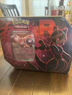 Pokemon Team Rocket MewTwo Tin New Sealed Destined Rivals In Hand Ready To Ship - Image 1