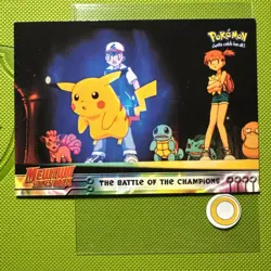 Pokemon TCG The Battle of the Champions Topps Mewtwo Strikes Back 25 Black Label - Image 1