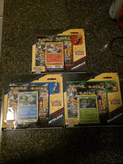 Set Of 3 Pokemon Crown Zenith Pin Collection Blister - Factory Sealed - Image 1