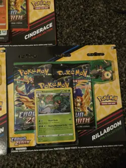 Set Of 3 Pokemon Crown Zenith Pin Collection Blister - Factory Sealed - Image 3