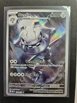 Steelix 150/132 Illustration Rare Pokemon Mega Evolution NM - Image 1