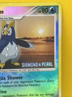 PRINPLUP Lv. 20 (58/130) Pokemon Diamond & Pearl Reverse Holo 2007 Pokemon - Image 4
