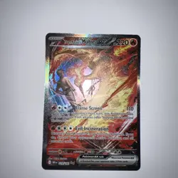 Team Rockets Moltres EX Destined Rivals 229/182 Secret Art Rare Pokemon - Image 1