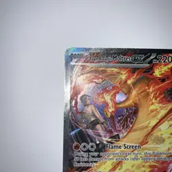 Team Rockets Moltres EX Destined Rivals 229/182 Secret Art Rare Pokemon - Image 3