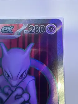 Pokemon TCG Team Rockets Mewtwo EX Full Art English Edition Card 213/182 Nm - Image 2