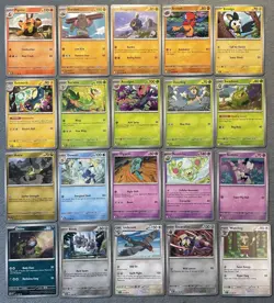 Black Bolt White Flare Pokemon Cards Lot Pignite Servine Dewott Deino Axew + +++ - Image 1