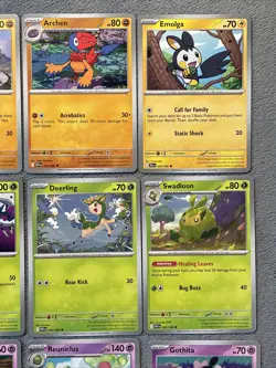 Black Bolt White Flare Pokemon Cards Lot Pignite Servine Dewott Deino Axew + +++ - Image 4