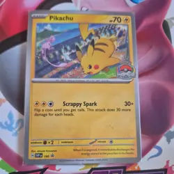 Pokemon Pikachu TCG SVP 190 World Championships 2024 Promo Card Sealed - Image 1
