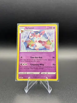 Sylveon SWSH211 Sword & Shield Black Star Promo Holo Pokemon Card LP - Image 1