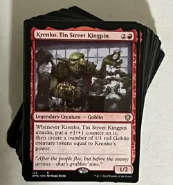 Krenko, Tin Street Kingpin Commander Deck Goblin Tribal EDH MTG 100 Cards - Image 1