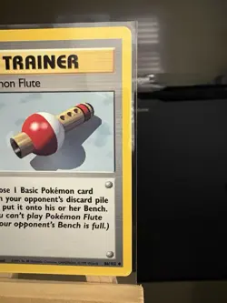 POKEMON FLUTE - 86/102 Trainer Base Set - Uncommon Card - Pokemon TCG Card - Image 3