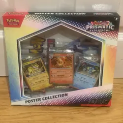 New Pokemon Cards Scarlet Violet Prismatic Evolutions Poster Box Collect SEALED - Image 1