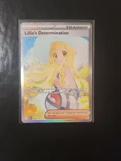 Lillie's Determination 184/132 SIR Pokemon Card Mega Evolutions ENGLISH - Image 3