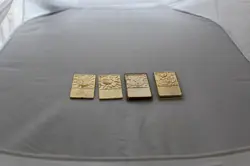 BK Pokemon 23K Gold Plated Card Set - POLIWHIRL, TOGEPI, MEWTWO, JIGGLYPUFF - Image 2