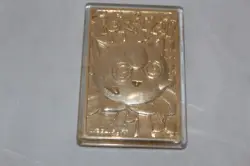 BK Pokemon 23K Gold Plated Card Set - POLIWHIRL, TOGEPI, MEWTWO, JIGGLYPUFF - Image 5