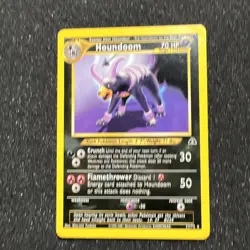 Houndoom 23/75 Neo Discovery Rare Pokemon Card MP - Image 1