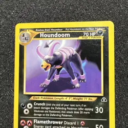 Houndoom 23/75 Neo Discovery Rare Pokemon Card MP - Image 2
