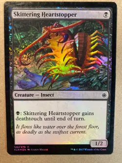 MTG 1x FOIL Skittering Heartstopper Ixalan Pauper Magic the Gathering Card x1 NM - Image 1