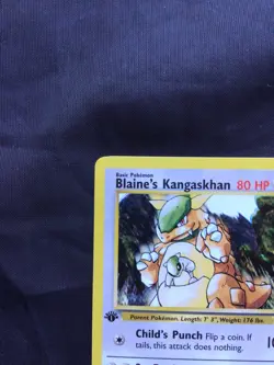 Pokemon Cards: Gym Heroes 1st Edition Uncommon: Blaine's Kangaskhan 36/132 - Image 2